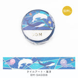 BGM マスキングテープ 15mm タイルアート TAPE-003