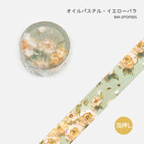 BGM マスキングテープ オイルパステル 15mm BGM-SP004 BM-SPOP