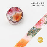 BGM マスキングテープ 20mm スペシャル 水彩の華 BGM-SP014-BM-SPSH
