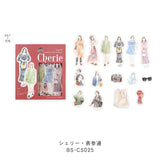 BGM コーディネートシール シェリー・表参道 代官山 銀座 原宿 下北沢 パリ ロンドン ソウル 15デザインx3枚(45枚) ビージーエム 手帳 ギフト