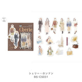 BGM コーディネートシール シェリー・表参道 代官山 銀座 原宿 下北沢 パリ ロンドン ソウル 15デザインx3枚(45枚) ビージーエム 手帳 ギフト