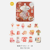 BGM ビージーエム フレークシール 箔押し 和紙 喫茶アラモード SEAL024