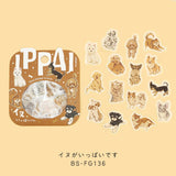 BGM Flake Sticker IPPAI 45 pieces SEAL031