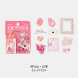 BGM クリアシール 博物誌 30枚入り 青羽 金羽 蝶夢 恋蝶 青貝 桜貝 幻夜 幻夢 クリア 透明 ビージーエム 手帳 ギフト