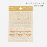 BGM Clear Stamp Record Vintage STP006 BT-CS