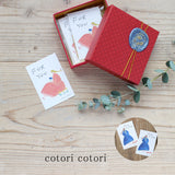 cotori cotori A8 ミニカード Happy Birthday / FOR YOU CARD02