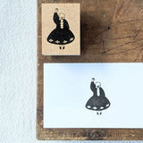 cotori cotori ラバースタンプ ワンピースの女の子 STP01