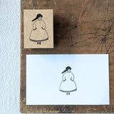 cotori cotori ラバースタンプ ワンピースの女の子 STP01