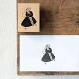 cotori cotori ラバースタンプ ワンピースの女の子 STP01