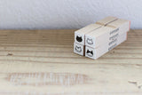 cotori cotori コトリコトリ ラバースタンプ 単品 小さな猫のラバースタンプ お顔のみ 手帳 メモ はんこ ギフト