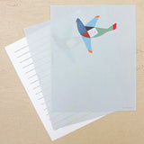 Cozyca Products コジカプロダクツ レターセット Subikiawa. スビキアワ Swan in February 20-391 ANOTORI! 20-392 美濃和紙 便箋 封筒 おしゃれ