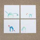 Cozyca Products コジカプロダクツ スビキアワ Subikiawa. ブロックメモ ペンギン 22-340 HIKOKIGUMO 22-685 CAFE 22-686 おしゃれ かわいい