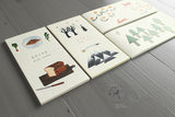 Cozyca Products コジカプロダクツ 一筆箋 西淑 FOREST 23-863 BREAD 23-864 grassland 23-885 star 23-886 おしゃれ かわいい