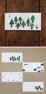 Cozyca Products コジカプロダクツ 一筆箋 西淑 FOREST 23-863 BREAD 23-864 grassland 23-885 star 23-886 おしゃれ かわいい