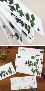 Cozyca Products コジカプロダクツ 一筆箋 西淑 FOREST 23-863 BREAD 23-864 grassland 23-885 star 23-886 おしゃれ かわいい