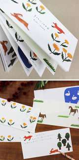 Cozyca Products コジカプロダクツ 一筆箋 西淑 FOREST 23-863 BREAD 23-864 grassland 23-885 star 23-886 おしゃれ かわいい