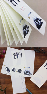 Cozyca Products コジカプロダクツ 一筆箋 西淑 FOREST 23-863 BREAD 23-864 grassland 23-885 star 23-886 おしゃれ かわいい