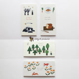 Cozyca Products コジカプロダクツ 一筆箋 西淑 FOREST 23-863 BREAD 23-864 grassland 23-885 star 23-886 おしゃれ かわいい