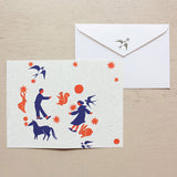 Cozyca Products コジカプロダクツ 西淑 バースデーカード グリーティングカード Tree 27-047 flower garden 27-048 おしゃれ かわいい