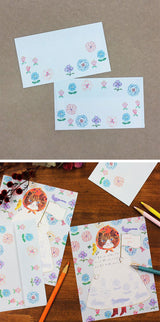 Cozyca Products コジカプロダクツ レターセット Aiko Fukawa 布川愛子 Rabbit Letter 20-143 House Letter 20-145 Neko Hana 20-163 Kusamura 20-164 美濃和紙 便箋 封筒 おしゃれ