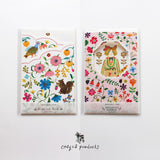 Cozyca Products コジカプロダクツ Aiko Fukawa 布川愛子 バースデーカード Hide and Seek リス 27-043 BOTANICAL GARDEN 猫 27-044 バースデイカード 箔押し おしゃれ かわいい