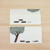 Cozyca Products コジカプロダクツ レターセット ネクタイ ねこを探しています 20-275 ちょっと休憩 20-276 美濃和紙 便箋 封筒 おしゃれ