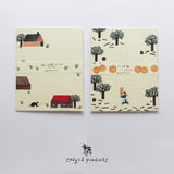 Cozyca Products コジカプロダクツ レターセット ネクタイ ねこを探しています 20-275 ちょっと休憩 20-276 美濃和紙 便箋 封筒 おしゃれ