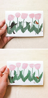 Cozyca Products コジカプロダクツ ネクタイ バースデーカード いちごのケーキ 27-049 チューリップ 27-050 おしゃれ かわいい