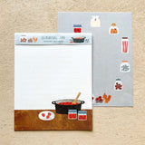 Cozyca Products コジカプロダクツ 便箋2柄入 レターセット 福岡麻利子 SEASONAL JAR 20-411 HOSHI KUMA 20-412 美濃和紙 便箋 封筒 おしゃれ