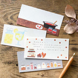 Cozyca Products コジカプロダクツ 一筆箋 福岡麻利子 SEASONAL JAR 20-417 HOSHI KUMA 20-418 美濃和紙 4柄各5枚 おしゃれ かわいい