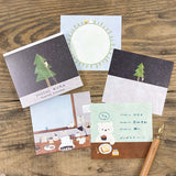 Cozyca Products コジカプロダクツ ブロックメモ 福岡麻利子 SEASONAL JAR 22-771 HOSHI KUMA 22-772 4柄 各30枚 120枚綴 おしゃれ かわいい