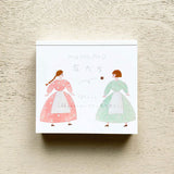 Cozyca Products コジカプロダクツ ブロックメモ ネクタイ 友だち 22-773 いえいえこやこや 22-774 4柄 各30枚 120枚綴 おしゃれ かわいい