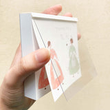 Cozyca Products コジカプロダクツ ブロックメモ ネクタイ 友だち 22-773 いえいえこやこや 22-774 4柄 各30枚 120枚綴 おしゃれ かわいい