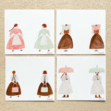 Cozyca Products コジカプロダクツ ブロックメモ ネクタイ 友だち 22-773 いえいえこやこや 22-774 4柄 各30枚 120枚綴 おしゃれ かわいい