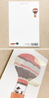 Cozyca Products コジカプロダクツ ネクタイ ポストカード 箔押し りんご畑 25-434 気球 25-435 自転車 25-436 雨が降りそう 25-437 おはな柄の傘 25-438 おしゃれ かわいい