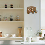 人気絵本作家 五味太郎デザイン 直筆サイン入り限定モデル GOMI TARO オリジナル時計 ゾウ ブラウン MADE IN JAPAN お取り寄せ