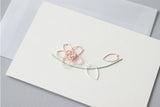 hare 結びのカード 梅 松 鶴 桜 母の日 カーネーション ハート メッセージカード 水引 ハレ カード 日本 文化 作家 HARE Postcard CARD card Mizuhiki