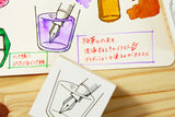 INK BIYORI インクビヨリ SANBY サンビー スタンプ ペン先メンテ INK-RS01 万年筆 カード 手帳 INKBIYORI
