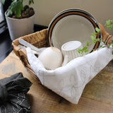 cohana コハナ リネンクロスの刺し子キット 七宝つなぎ 45-296 きなり 45-297 もくたん かわいい ソーイング 大人 おしゃれ 日本製 ギフト お返し 手芸用品 おうち時間