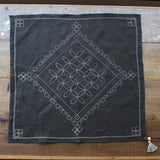 cohana コハナ リネンクロスの刺し子キット 七宝つなぎ 45-296 きなり 45-297 もくたん かわいい ソーイング 大人 おしゃれ 日本製 ギフト お返し 手芸用品 おうち時間