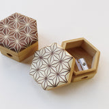 cohana 寄木細工のえんぴつ削り 麻の葉