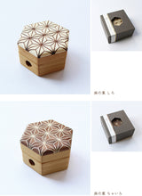 cohana 寄木細工のえんぴつ削り 麻の葉