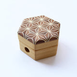 cohana 寄木細工のえんぴつ削り 麻の葉