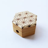 cohana 寄木細工のえんぴつ削り 麻の葉