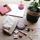 cohana 帆布の小間物ポーチ