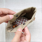 cohana 帆布の小間物ポーチ