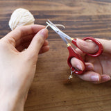 cohana 漆と金蒔絵の小ばさみ 朱塗り