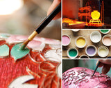 Cohana shippou pin cojín kohana esperando mano y aguja de kokura ori