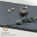 cohana 寄木細工のお花の待針