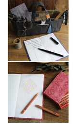 cohana 浮き紙の水平開き手帖